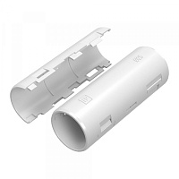  Муфта разборная d25 мм белая (40шт/640шт уп/кор) Промрукав