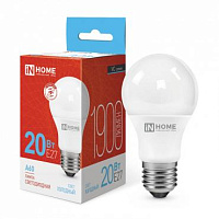  Лампа светодиодная LED-A60-VC 20Вт 230В Е27 6500К 1900Лм IN HOME