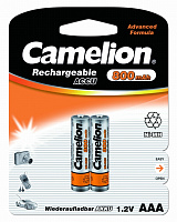  Camelion AAA- 800mAh Ni-Mh BL-2 (NH-AAA800BP2, аккумулятор,1.2В)