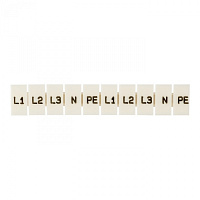  Маркеры для ST 1,5 с символами "L1, L2, L3, N, PE" (100 шт.) EKF