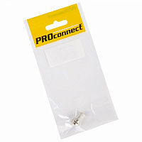  Разъем антенный, штекер F, RG-6, 1 шт. PROconnect