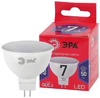  Лампочка светодиодная ЭРА RED LINE LED MR16-7W-865-GU5.3 R GU5.3 7 Вт софит холодный дневной свет