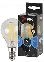  Лампочка светодиодная ЭРА F-LED P45-7W-840-E14 E14 / Е14 7Вт филамент шар нейтральный белый свет