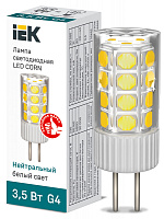  Лампа светодиодная CORN капсула 3,5Вт 230В 4000К керамика G4 IEK