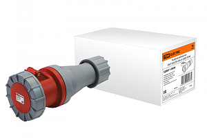  Розетка кабельная IP67 63А 3Р+РЕ+N 380В TDM