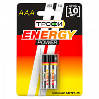  Батарейки Трофи LR03-2BL ENERGY POWER Alkaline (40/480/23040)