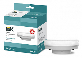  Лампа светодиодная T110 таблетка 20Вт 230В 4000К GX70 IEK
