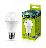  Ergolux LED-A60-17W-E27-3K (Эл.лампа светодиодная ЛОН 17Вт E27 3000K 180-240В)