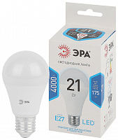  Лампочка светодиодная ЭРА STD LED A65-21W-840-E27 E27 / Е27 21Вт груша нейтральный белый свет