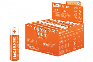  Элемент питания LR6 AA Alkaline 1,5V PAK-96 TDM