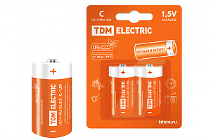  Элемент питания LR14 C Alkaline 1,5V BP-2 TDM