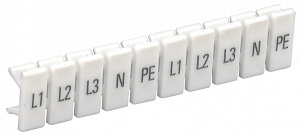  Маркеры для КПИ-1,5мм2 с символами "L1, L2, L3, N, PE" IEK