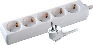  Volsten S 5x3-Z (э/удл., земля 5 гн. 3 м., 10А, 2200 Вт, ПВС 3х0,75)