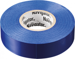  Изолента ПВХ 15мм (рул.10м) син. NIT-B15-10/B Navigator 71233