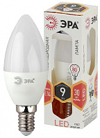  Лампочка светодиодная ЭРА STD LED B35-9W-827-E14 E14 / Е14 9 Вт свеча теплый белый свет