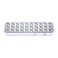  Светильник светодиодный аварийный СБА 1098-30DC 30 LED 1.2Ah lithium battery DC IN HOME