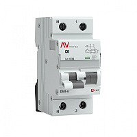  Дифференциальный автомат DVA-6 1P+N 6А (C) 300мА (AC) 6кА EKF AVERES