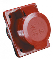  Розетка встраиваемая ССИ-424 3Р+Е 32А 380-415В IP44 IEK