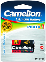  Camelion Lithium CR2 BL-1(CR2-BP1, батарейка фото,3В)