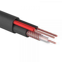  Кабель КВК-П-2 +2x0,50 мм² (Cu/Cu) черный, 200 м, PROconnect