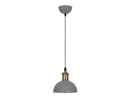  Camelion PL-601S  C68  серый + стар медь (Светильник подвесной LOFT,  1х E27, 40Вт, 230В, металл)