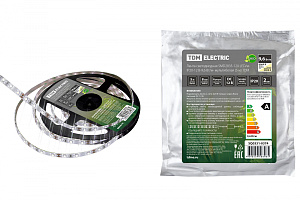  Лента светодиодная SMD2835-120 LED/м-IP20-12 В-9,6 Вт/м- мультибелая (5 м) TDM