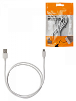  Дата-кабель, ДК 4, USB - micro USB, 1 м, белый, TDM