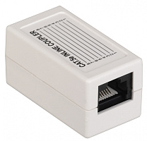  ITK Проходной адаптер кат.5E UTP тип RJ45-RJ45 (8P8C) белый