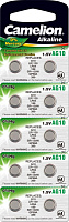  Camelion G10 BL-10 Mercury Free (AG10-BP10(0%Hg), LR54, LR1130 батарейка для часов)