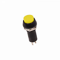  Выключатель-кнопка 250V 1А (2с) ON-OFF желтая (PBS-11А)REXANT