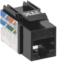  ITK Модуль Keystone Jack кат.5E UTP 110 IDC 90град чёрный