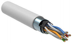  ITK Витая пара F/UTP кат.6 4х2х23AWG solid PVCLS нг(А)-LSLTx белый (305м)