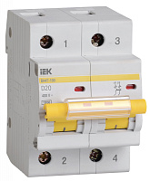  KARAT Автоматический выключатель ВА47-100 2P D 20А 10кА IEK