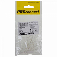  Дюбель-хомут 5-10мм, круглый, белый (10 шт/уп) PROconnect