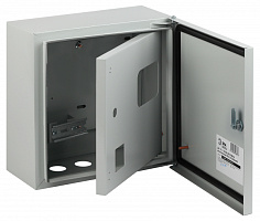  Корпус металлический навесной ЭРА SIMPLE ЩУ-1-1-1 2-х дверный (300х310х155) IP54 У2 серый