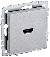  BRITE Розетка HDMI РHDMI-0-БрА алюминий IEK