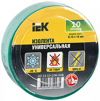  MIXTAPE 3 Изолента 0,13х15мм зеленая 10м IEK