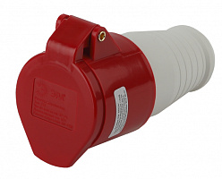  Розетка ЭРА R-16-3P-PE-IP44 переносная 214 3Р+РЕ 16А 380В IP44