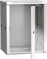  ITK Шкаф LINEA W 15U 600х450мм дверь стекло серый RAL7035