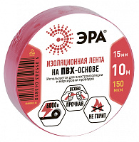  Изолента ЭРА ET1510RED ПВХ 15мм х 10м красная