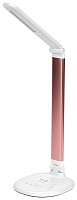  LIGHTING Светильник светодиодный настольный 2010 7Вт на подставке QI-заряд розовый IEK