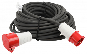  Удлинитель силовой ЭРА IND380-U-1e-5x4-50m-IP44 на 380В в бухте 1 розетка CEE 5P 50м КГ 5х4 32A IP44