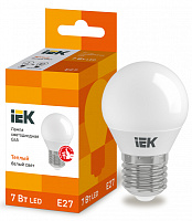  Лампа светодиодная G45 шар 7Вт 230В 3000К E27 IEK