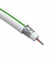  ЭРА Кабель коаксиальный SAT 703 B,75 Ом, CCS/(оплётка Al, 75%), PVC,цвет белый,  бухта 100 м, SIMPLE (4/96)