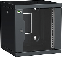  ITK LINEA WS Шкаф 10" 9U 320х310мм дверь обзорная со стеклом черный