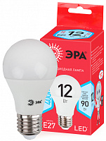  Лампочка светодиодная ЭРА RED LINE ECO LED A60-12W-840-E27 Е27 / E27 12Вт груша нейтральный белый свет