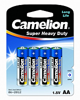  Camelion Blue R6 BL-4 (R6P-BP4B, пальчиковая батарейка АА 1.5В)