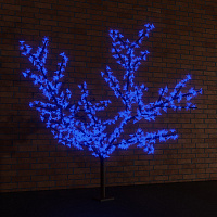  Светодиодное дерево Сакура, высота 1,5 м, диаметр кроны 1,4м, RGB светодиоды, контроллер, IP65, понижающий трансформатор в комплекте NEON-NIGHT