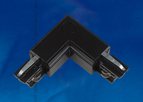  UBX-A21 BLACK 1 POLYBAG Соединитель для шинопроводов L-образный. Внешний. Трехфазный. Цвет — черный. Упаковка — полиэтиленовый пакет.
