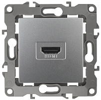  12-3114-03 ЭРА Розетка HDMI, IP20, Эра12, алюминий (10/100/3200)
